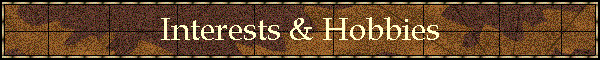 Interests & Hobbies